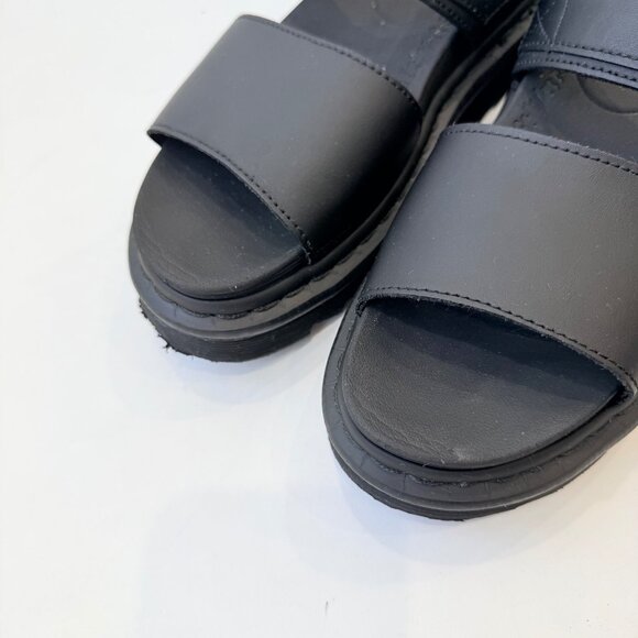 Dr. Martens Blaire Hydro Leather Platform Sandals Women’s Size 7 Black - Picture 5 of 10